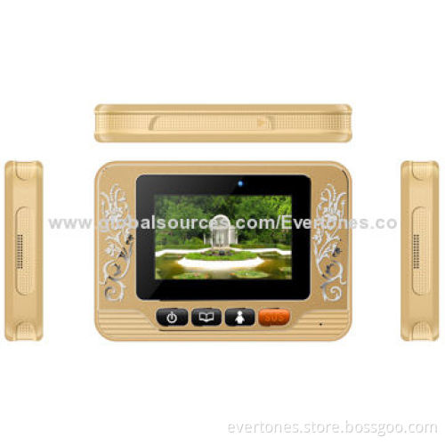 3.7-inch LCD Screen Video Message Leave Exitec Digital Door Viewer